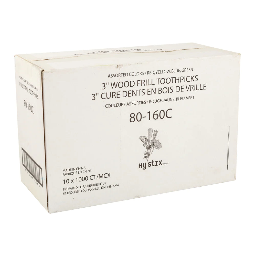Hy Stix Toothpick Frill 3" 80-160C