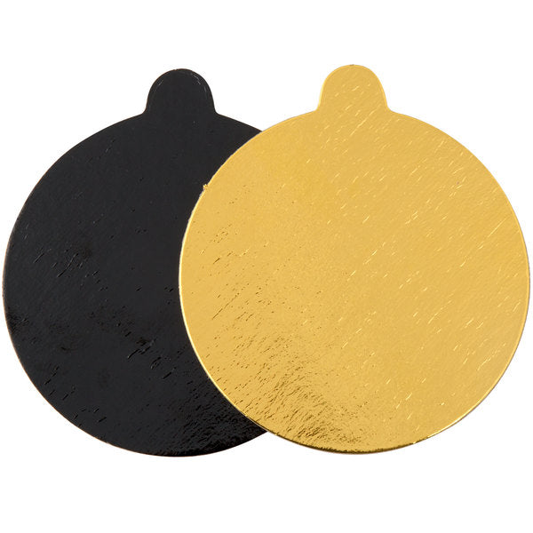 Enjay - Black/Gold 0.045" Round Tab Board - 4"