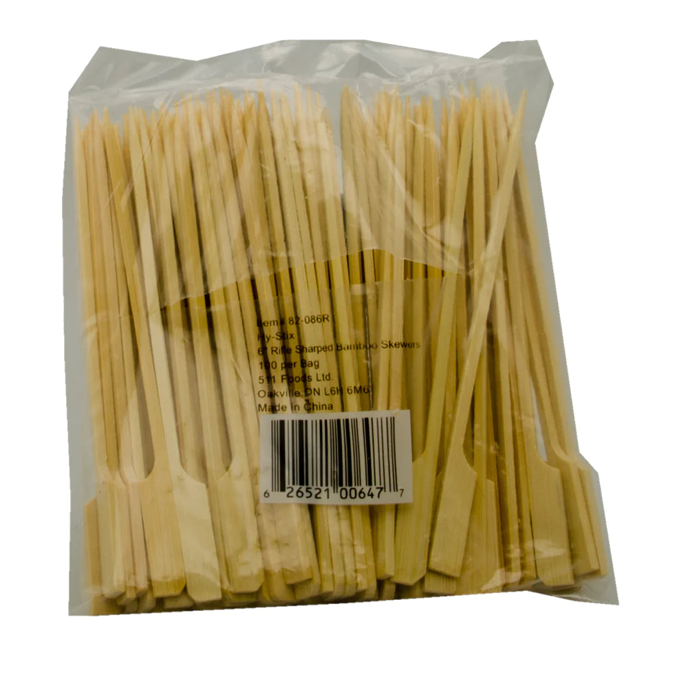 Hy Stix Skewer Rifle Bamboo 6" 82-086R