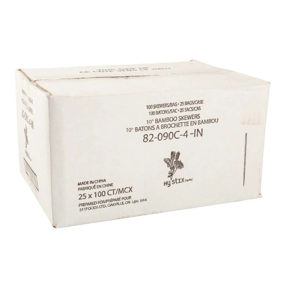 Hy Stix Skewer Bamboo 10" 82-090C-4
