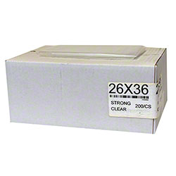 Garbage Bags - Strong - Clear - 26"X36"