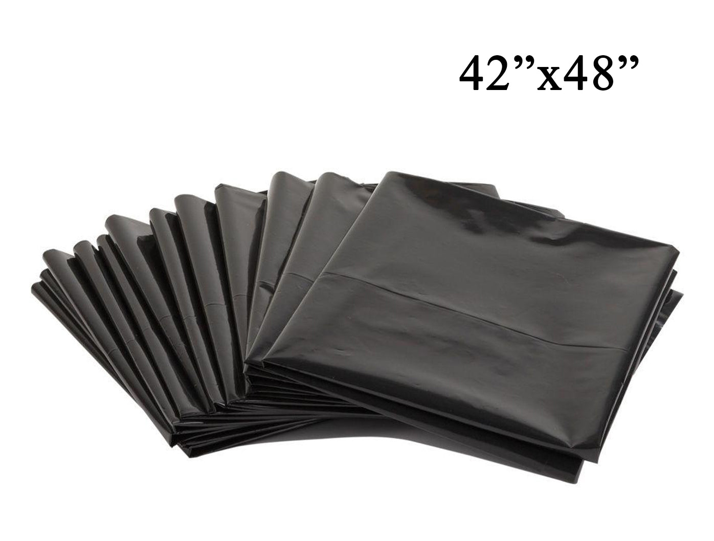 Garbage Bags - X Strong - Black - 42"X48"