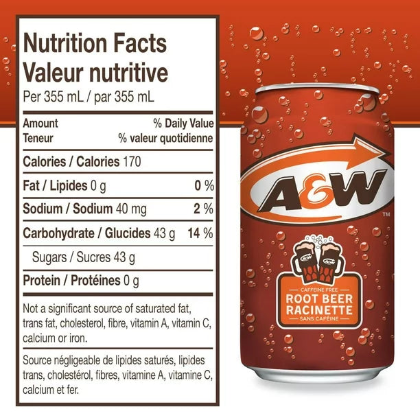A&W - Root Beer - Cans