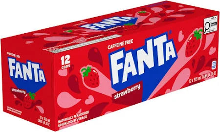 Fanta - Strawberry - Cans