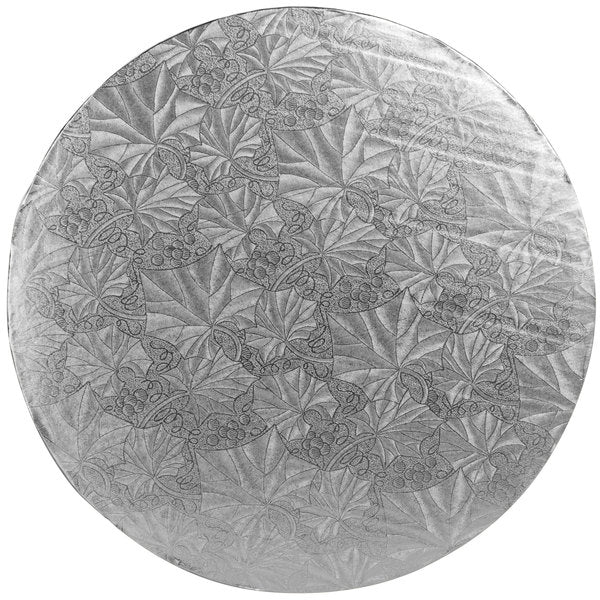 Enjay - Cake Board - Round - Silver - 12X1/4