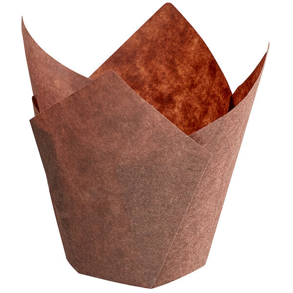 Enjay - Muffin Cups - Tulip - Brown