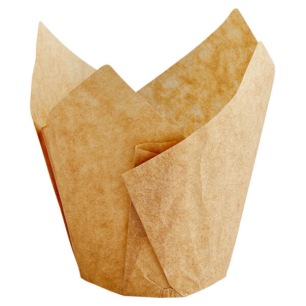 Enjay - Muffin Cups - Tulip - Natural