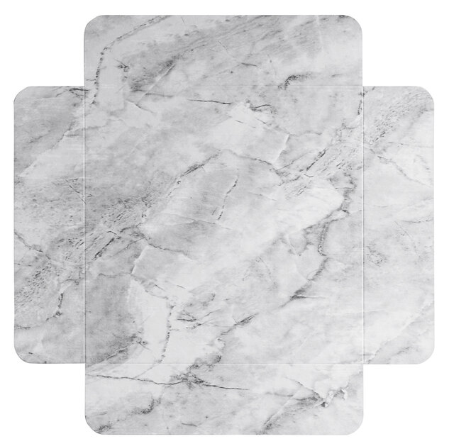 Enjay - 10X10 Marble Meats & Treats Box w/ Lid