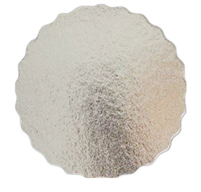 Enjay - Silver Round  Scalloped Edges Cake Pad - 10"