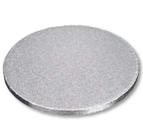 Enjay - Cake Board - Round - Silver - 8X1/4