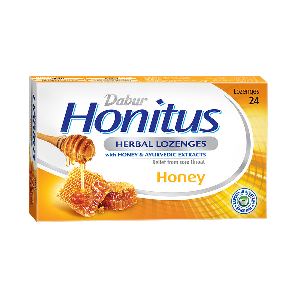 Dabur - Honitus Lozenges - Honey - 24Ct