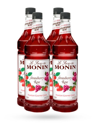 Monin - Strawberry Rose Syrup