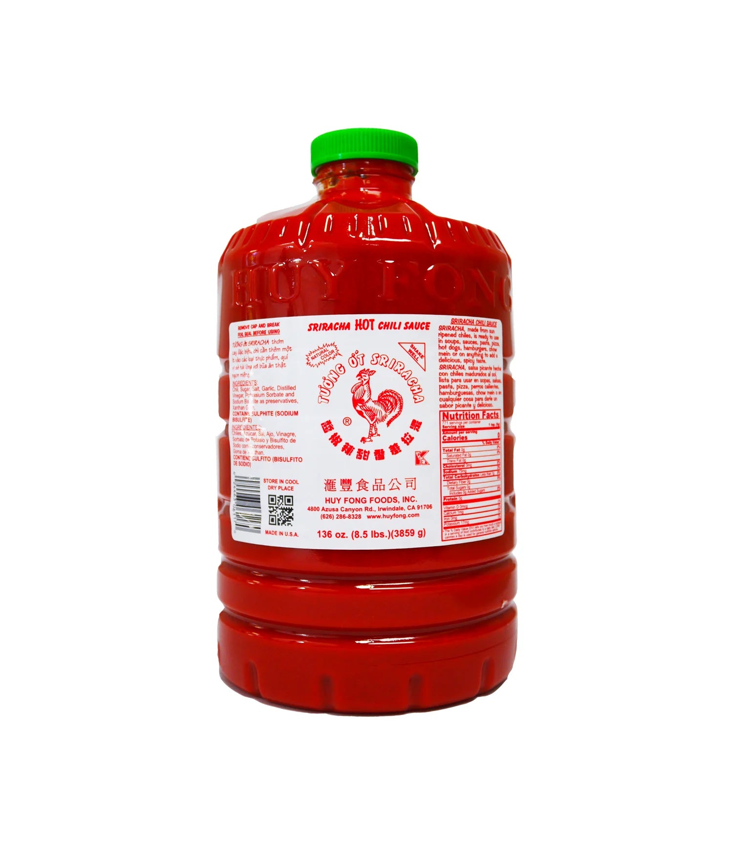 Huy Fong - Hot Chilly Siracha 3.5L