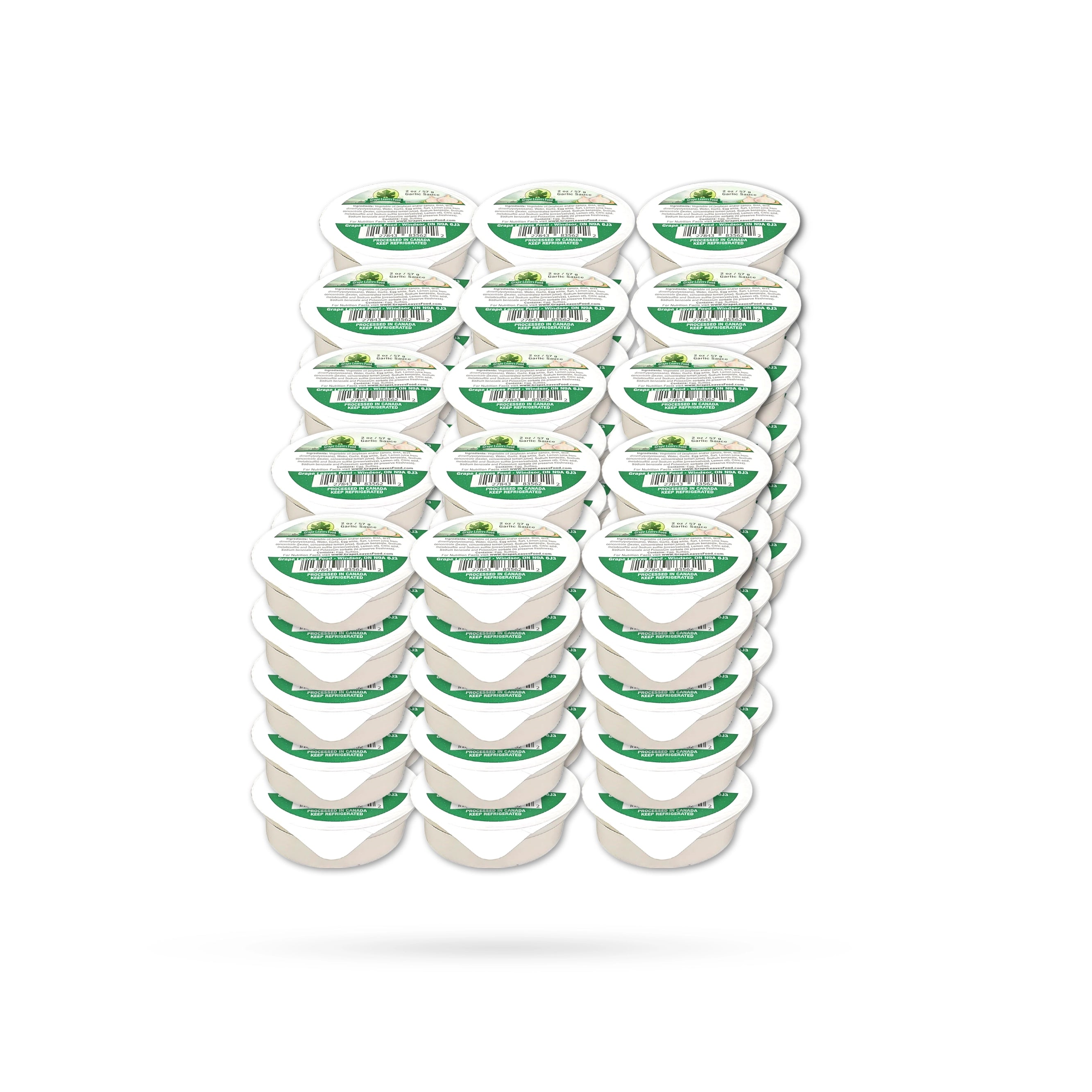 Grape Leaves - Garlic Sauce - 75X2oz