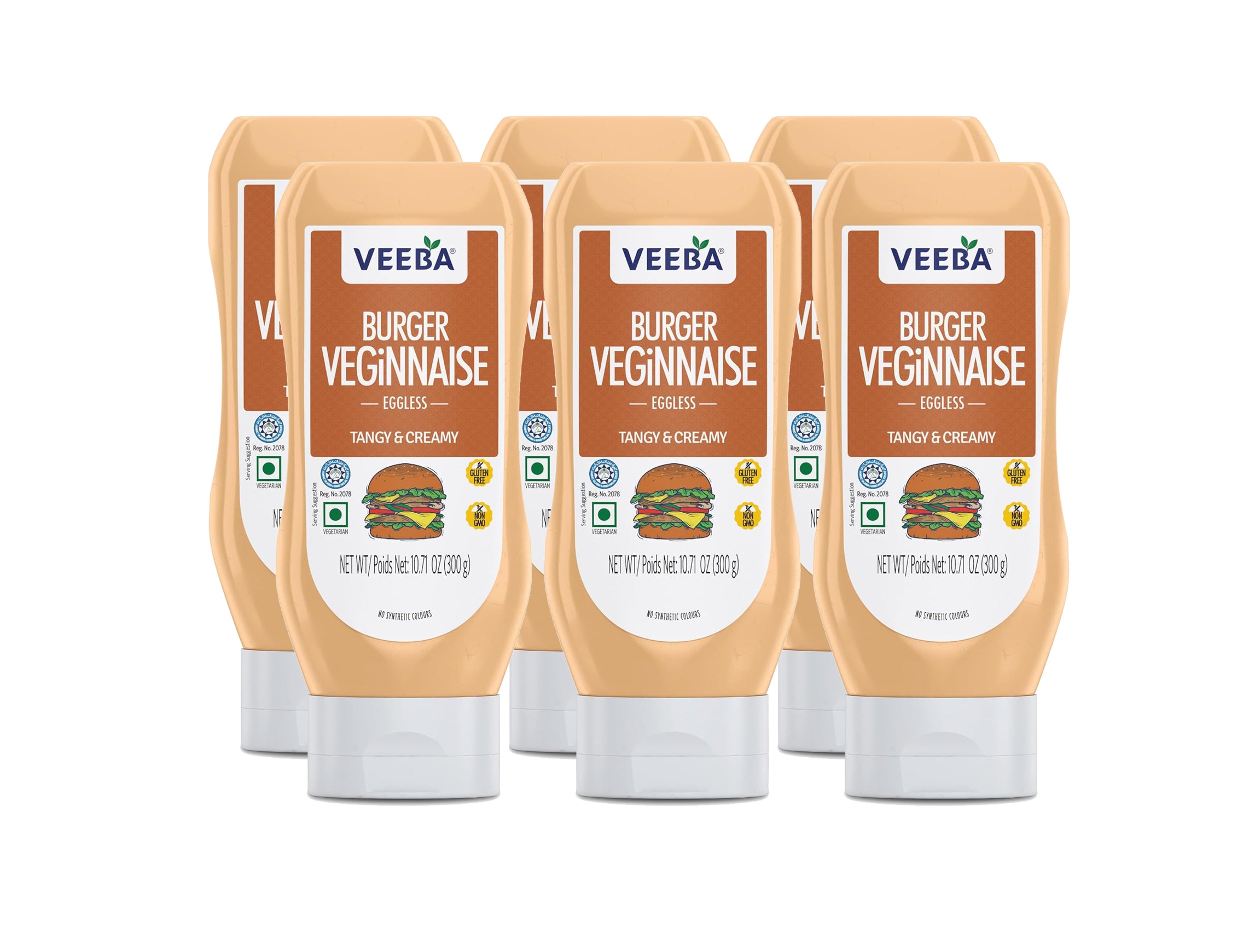 Veeba Burger Veginnaise Eggless - 300g