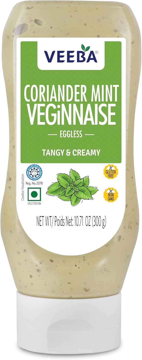 Veeba Coriander Mint Veginnaise Eggless - 300g