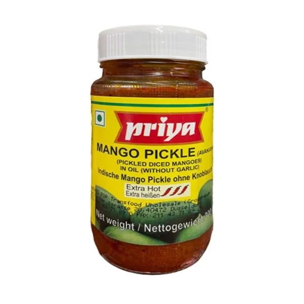 Priya - Extra Hot Mango Pickle - 300g