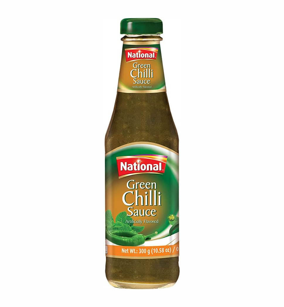 National - Green Chilli Sauce - 300g