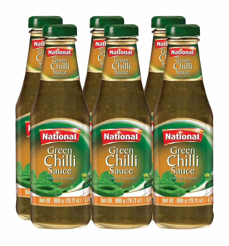 National - Green Chilli Sauce - 800g
