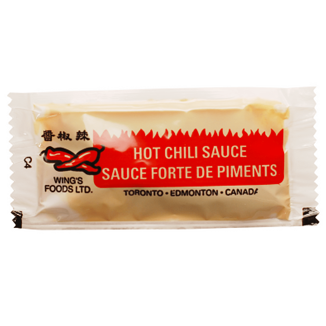 Wing's - Hot Chilli sauce Portion - 7ml