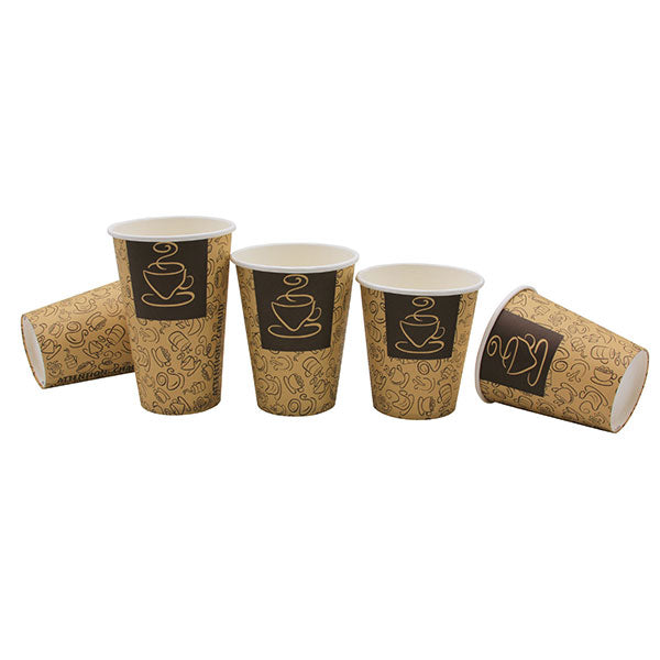 12oz Hot Paper Cups - Printed design