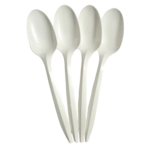 Tea Spoon - Medium - White