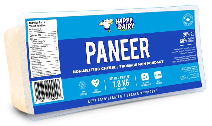 Happy Dairy - Paneer - 1.8kg