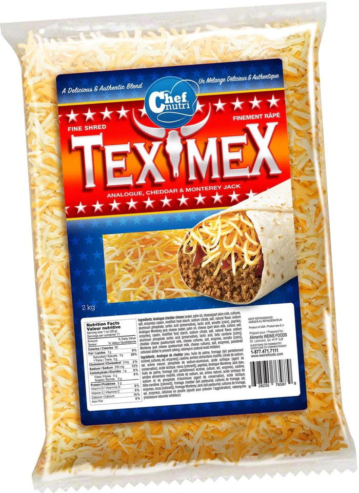 Tex Mex - Fine Shred - Analogue Cheddar & Monterey Jack Blend 80658
