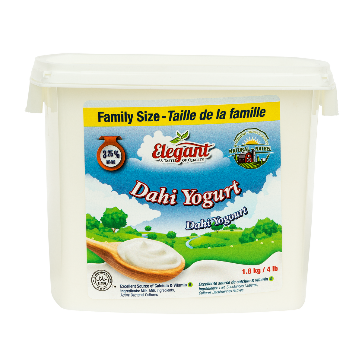 Elegant - Yogurt 3.25% - 1.8Kg
