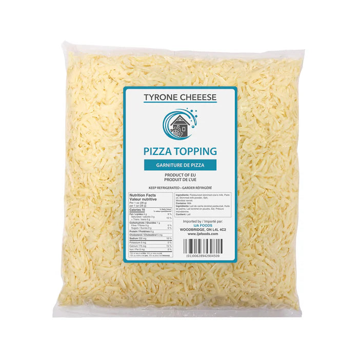 Tyrone - Pizza Toppping Shredded Cheese - 2Kg