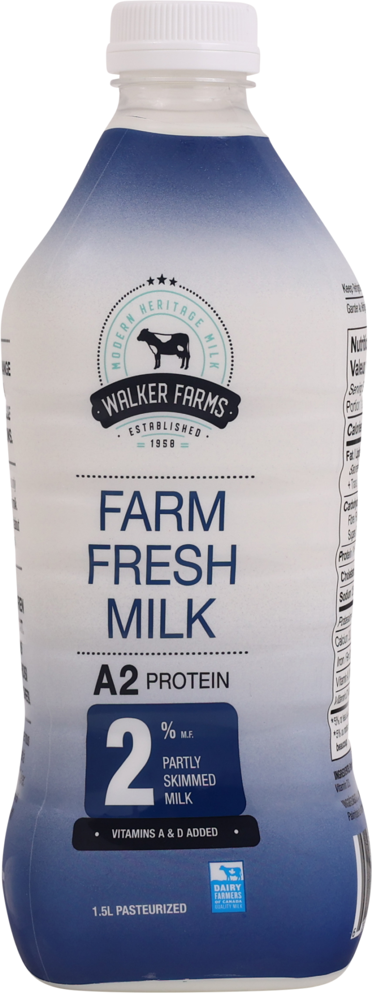 Walkers farm - A2 Milk - 2% - 1.5L