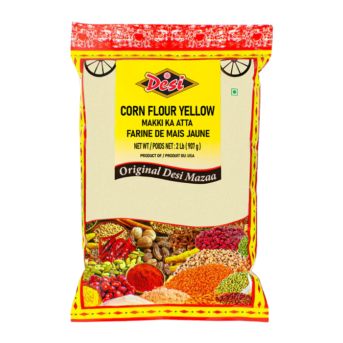 Desi - Corn Flour - Yellow - 2Lb