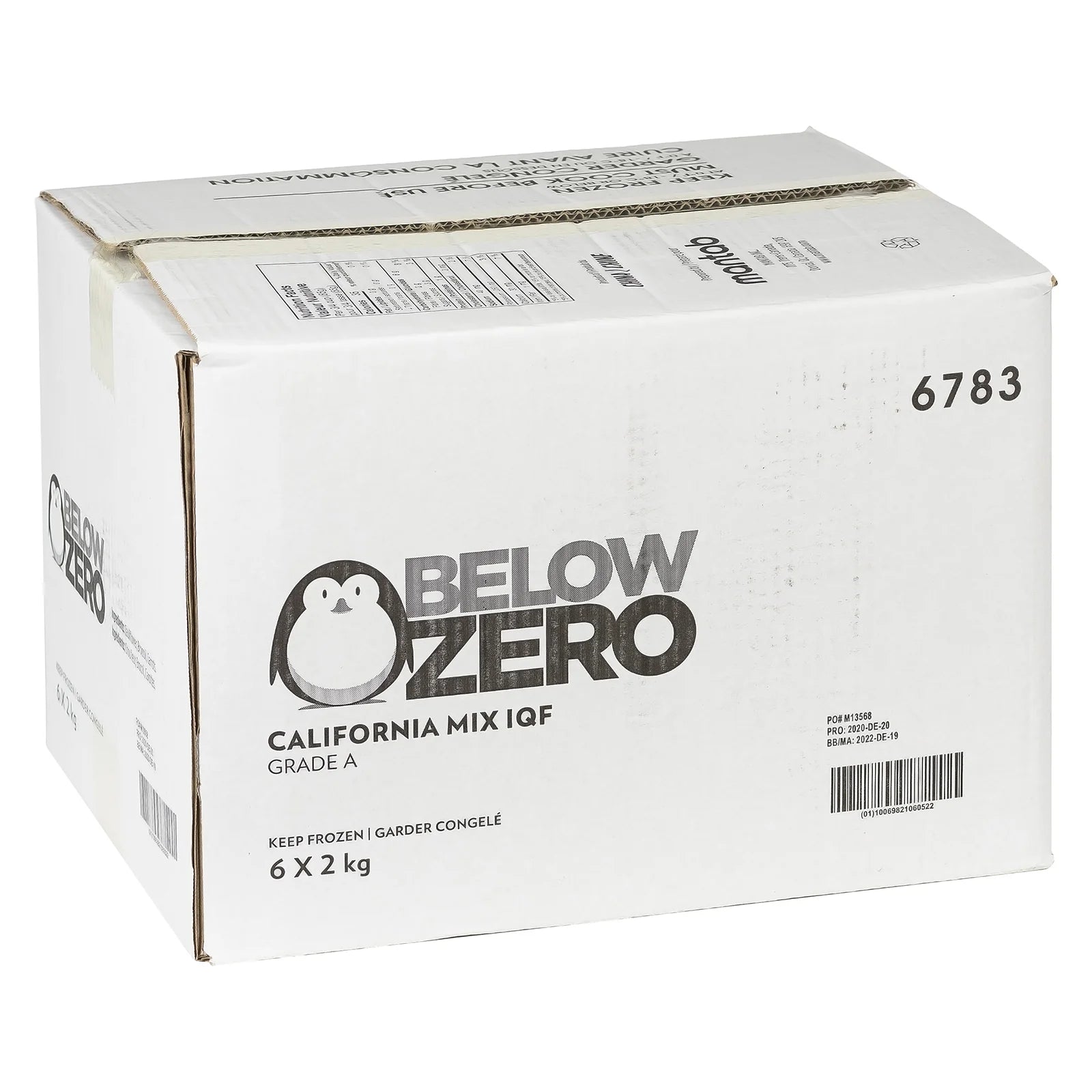 Below Zero - IQF California Mix Vegetable