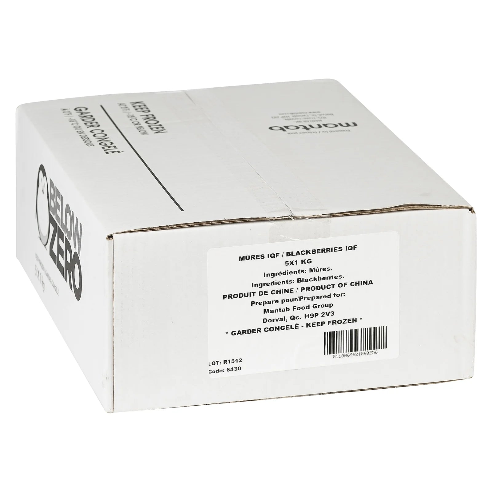 Below Zero - IQF Blackberries