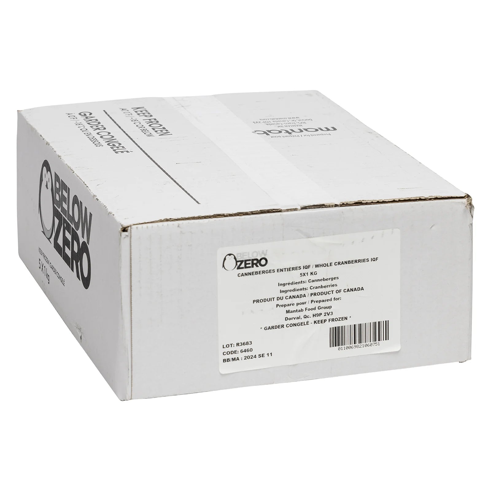 Below Zero - IQF Cranberries