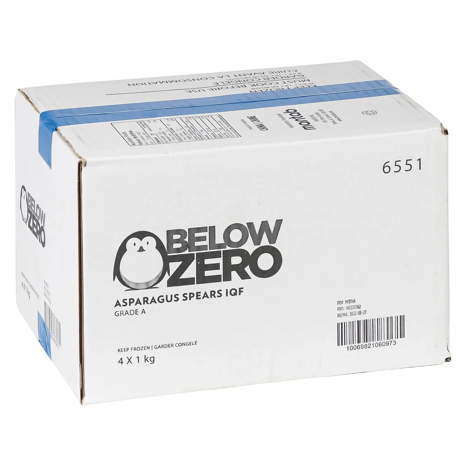 Below Zero - IQF Asparagus Spears Medium