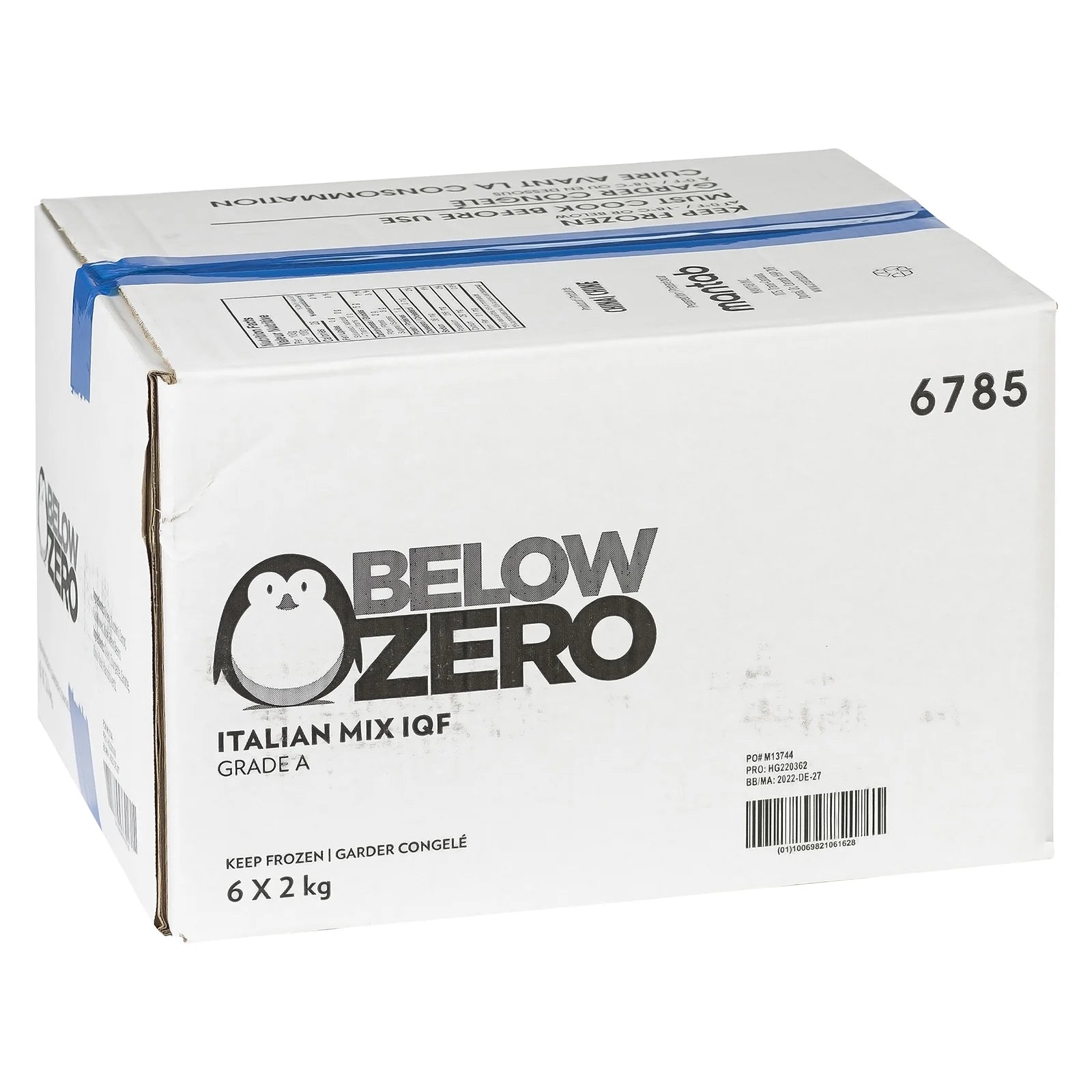 Below Zero - IQF Italian Mixed Vegetables