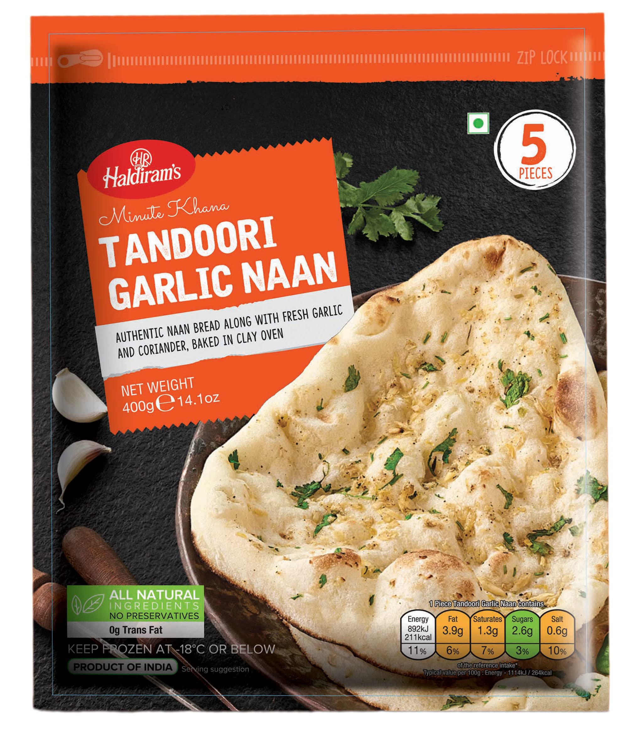 Haldiram - Garlic Naan