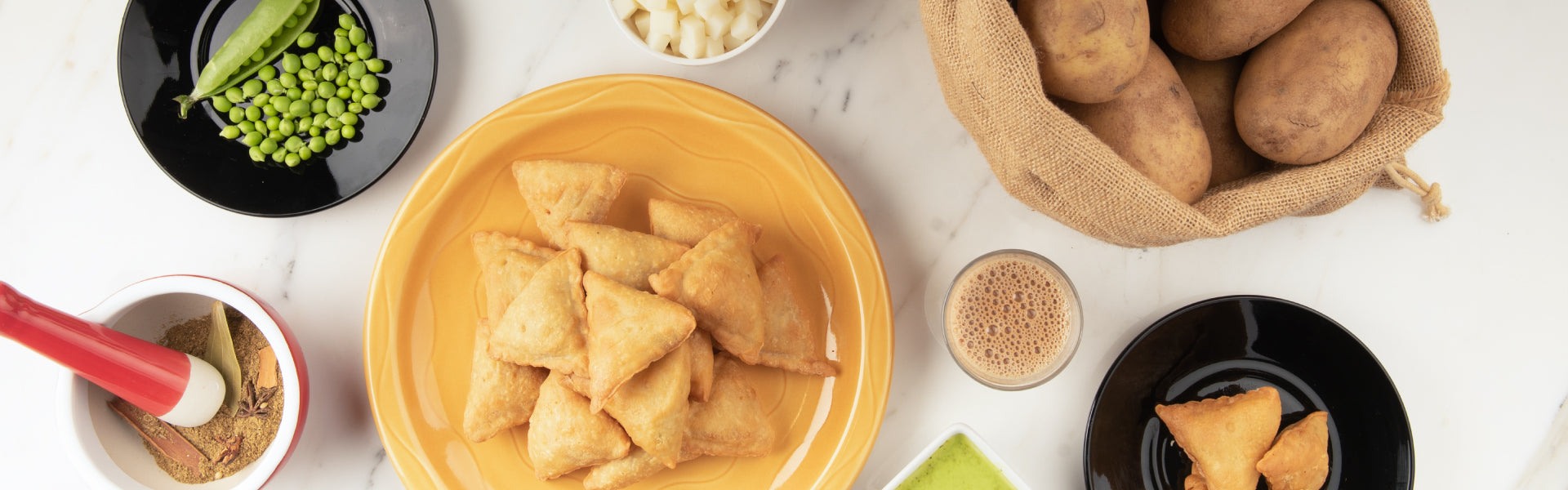 Brar's - Potatoes & Peas Samosa - 624g