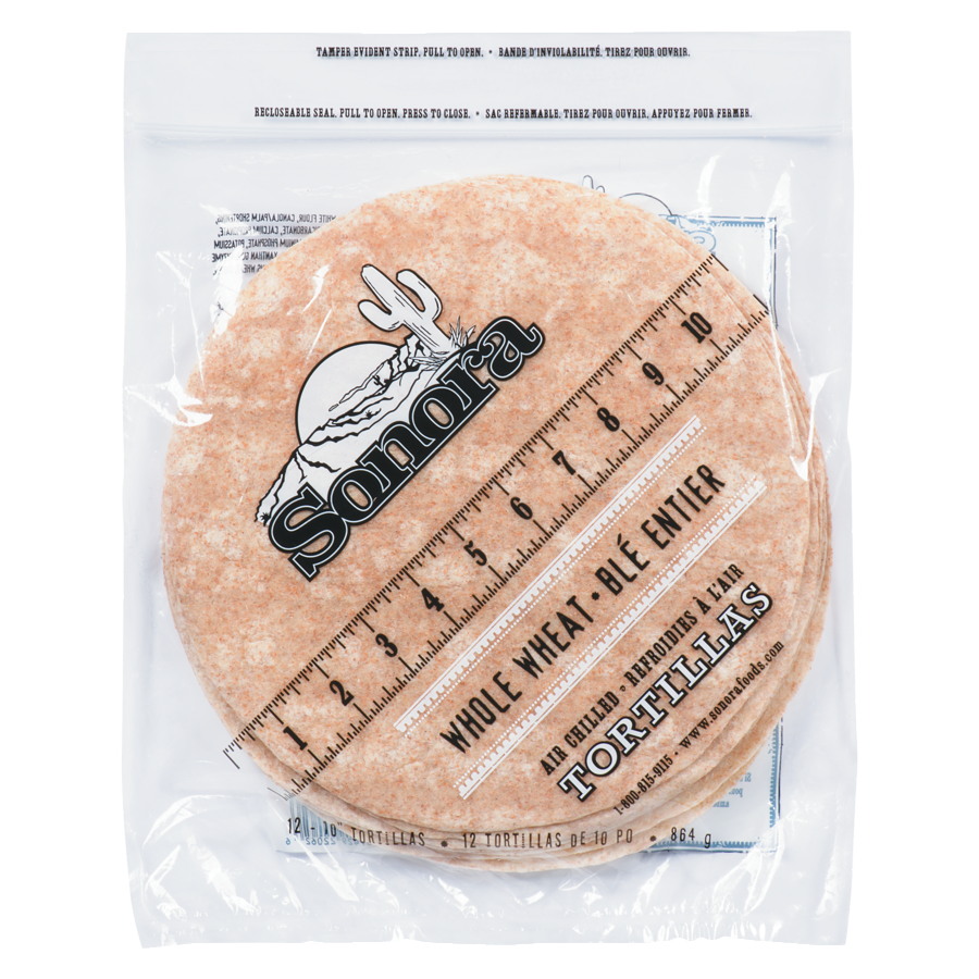 Sonora - Tortilla - 10" - Whole Wheat - 221062