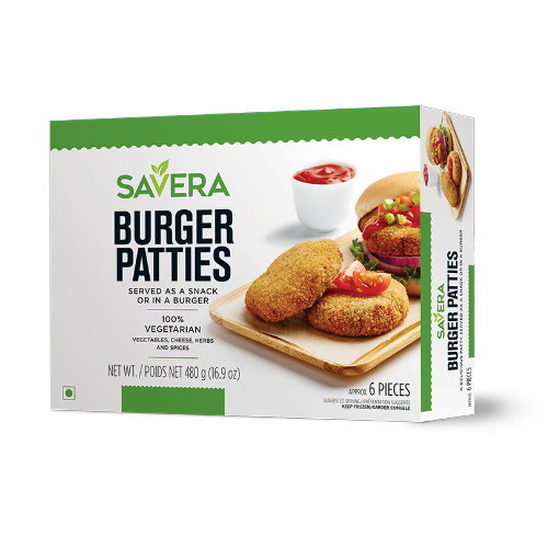 Savera - Veggie Burger Patty - 640g