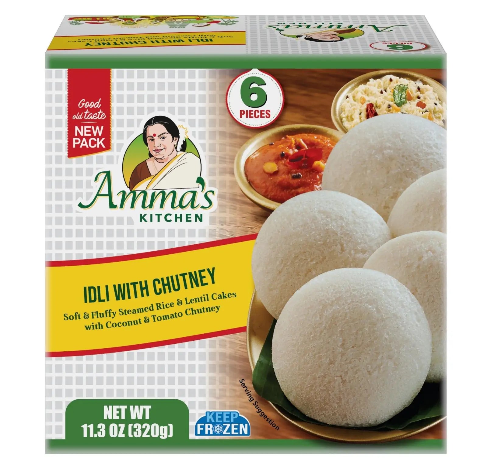 Amma's Kitchen - Idli W/ Chutney - 320g