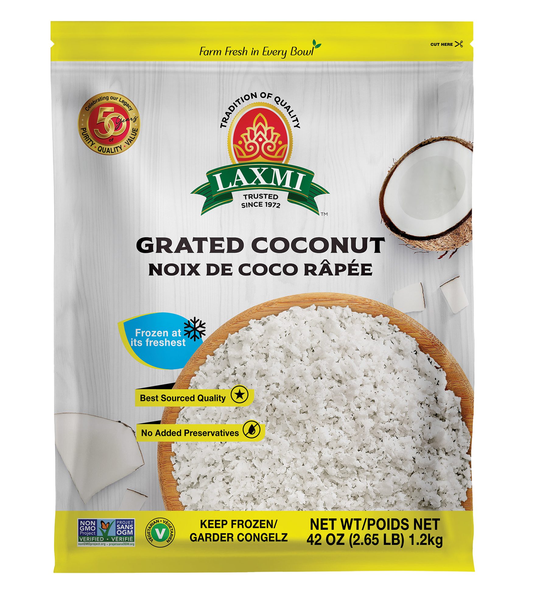Laxmi - Grated Coconut - 1.2Kg