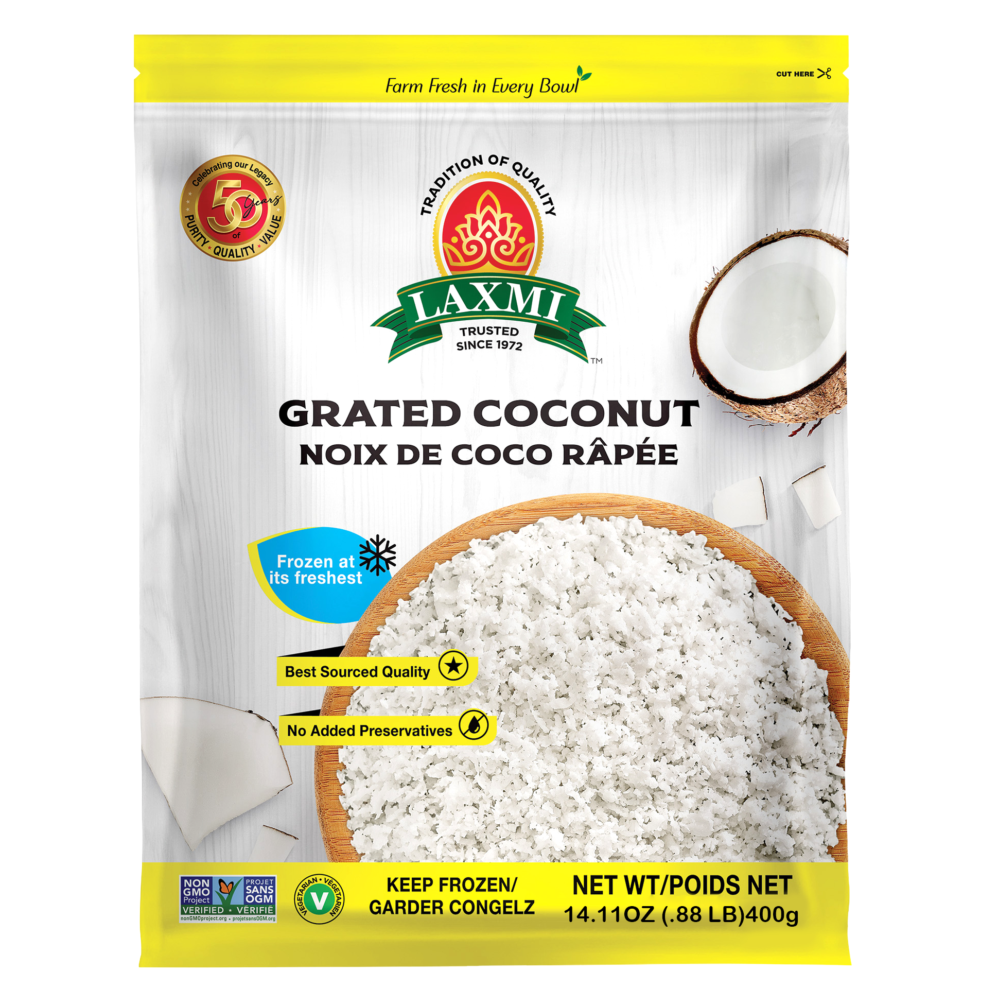 Laxmi - Grated Coconut - 400g