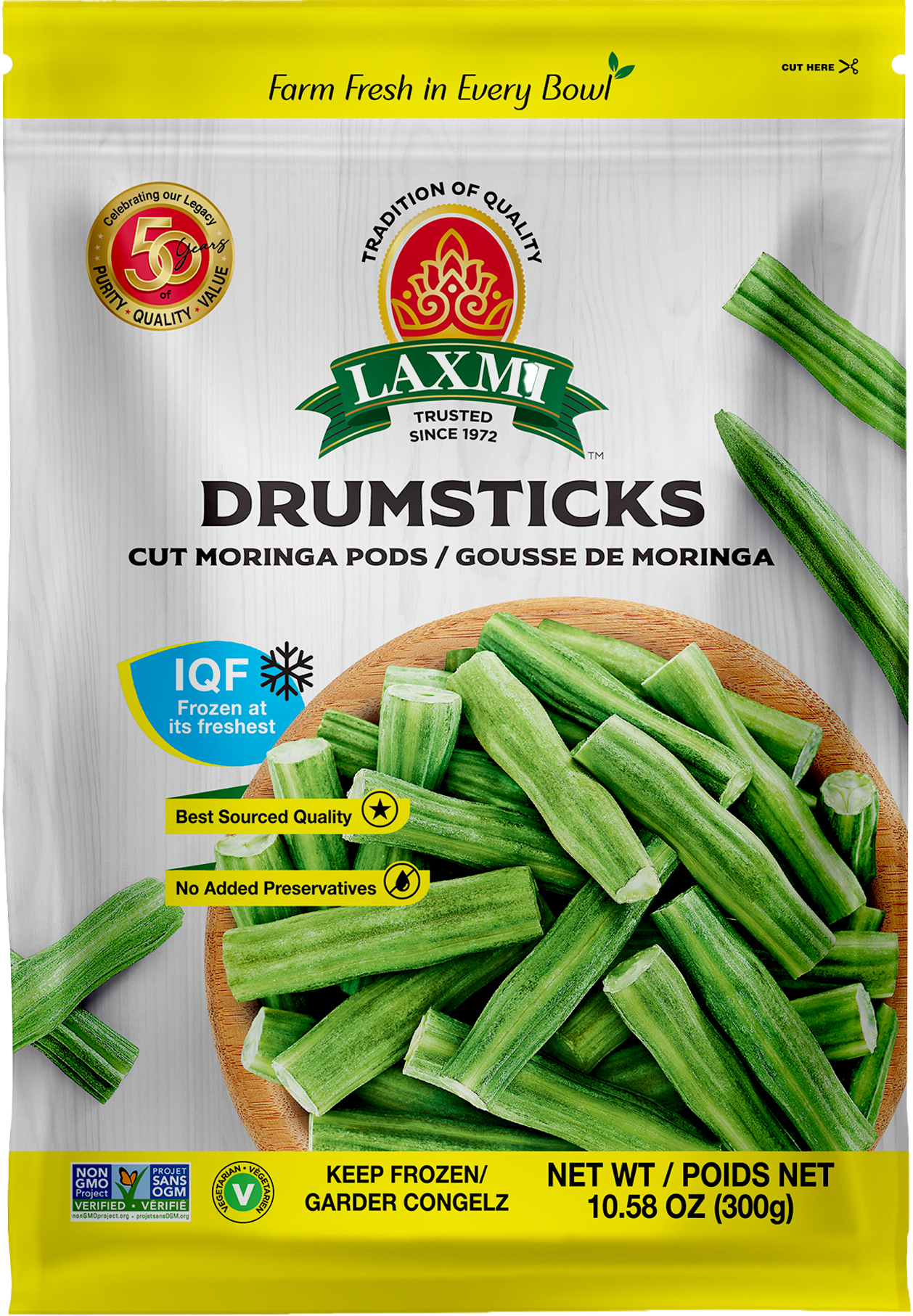 Laxmi - Drumstick Cut - 300g