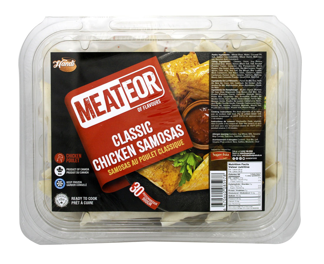 Meateor - Chicken Samosa - 30Ct