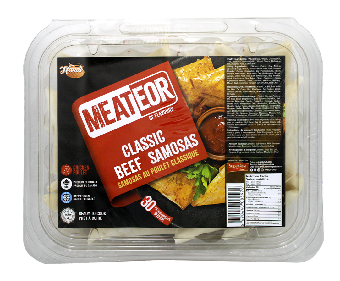 Meateor - Beef Samosa - 30Ct