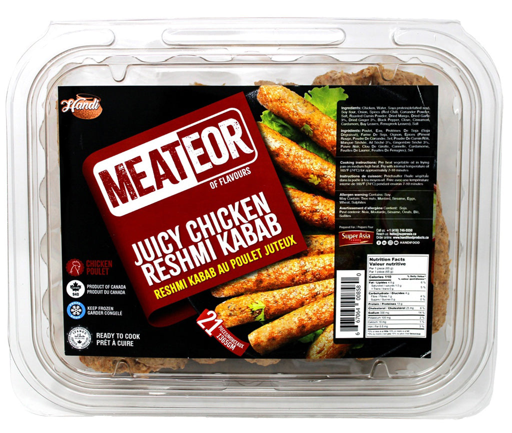 Meateor - Juicy Chicken Reshmi Kebab - 21Ct