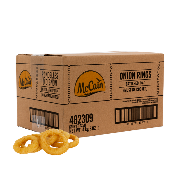 McCain - Onion Ring Battered 1/4"
