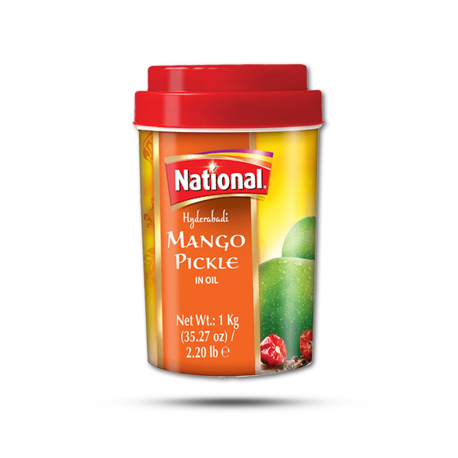 National - Hyderabadi Mango Pickle - 1Kg